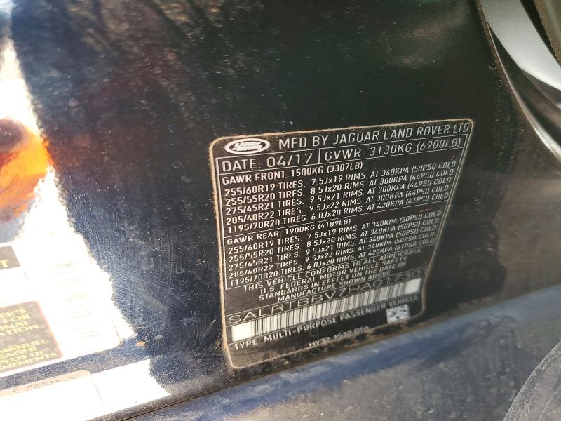 Продажа на аукционе авто 2017 Land Rover Discovery, vin: SALRTBBV7HA017301, номер лота: 59158816