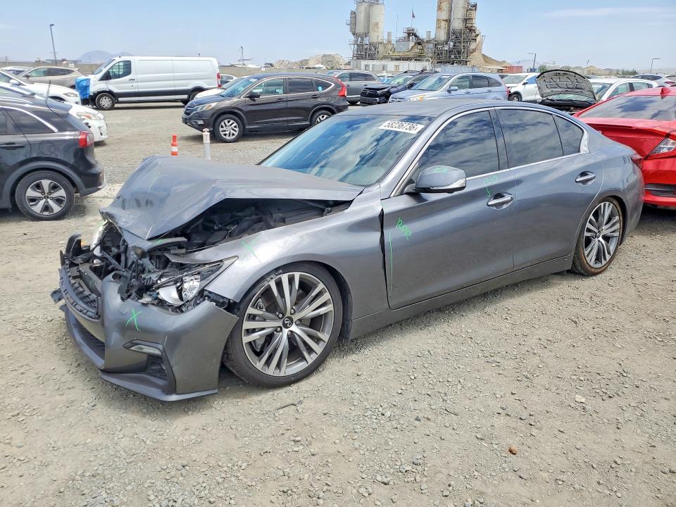 2020 Infiniti Q50 მანქანა იყიდება აუქციონზე, vin: JN1EV7AP9LM203142, აუქციონის ნომერი: 58236736