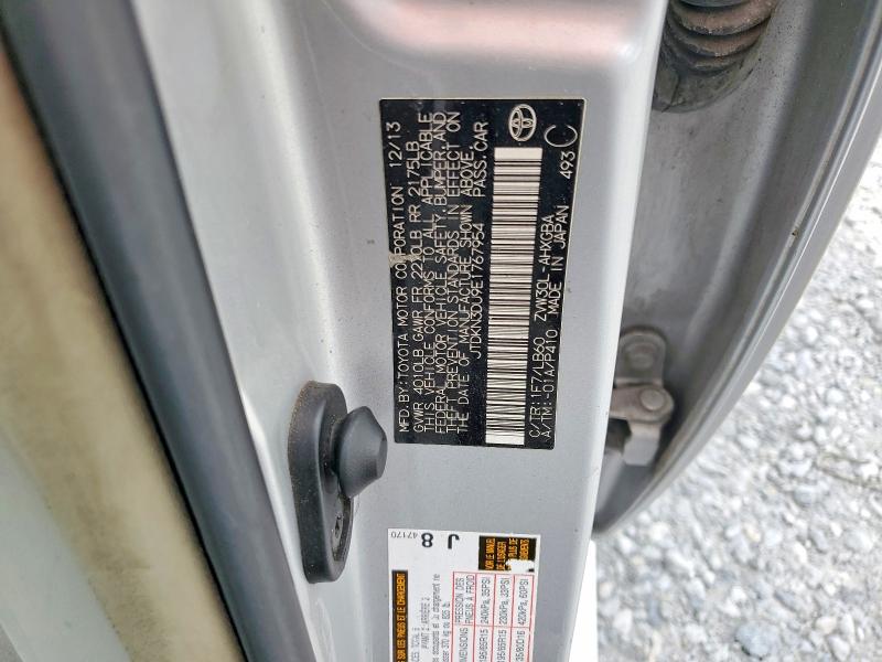 56901346 :رقم المزاد ، JTDKN3DU9E1767954 vin ، 2014 Toyt Prius مزاد بيع