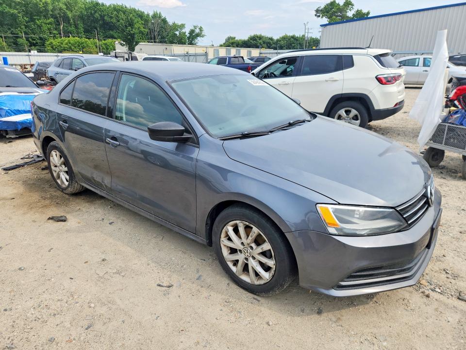 2015 Volkswagen Jetta მანქანა იყიდება აუქციონზე, vin: 3VWD17AJ2FM250955, აუქციონის ნომერი: 58494256