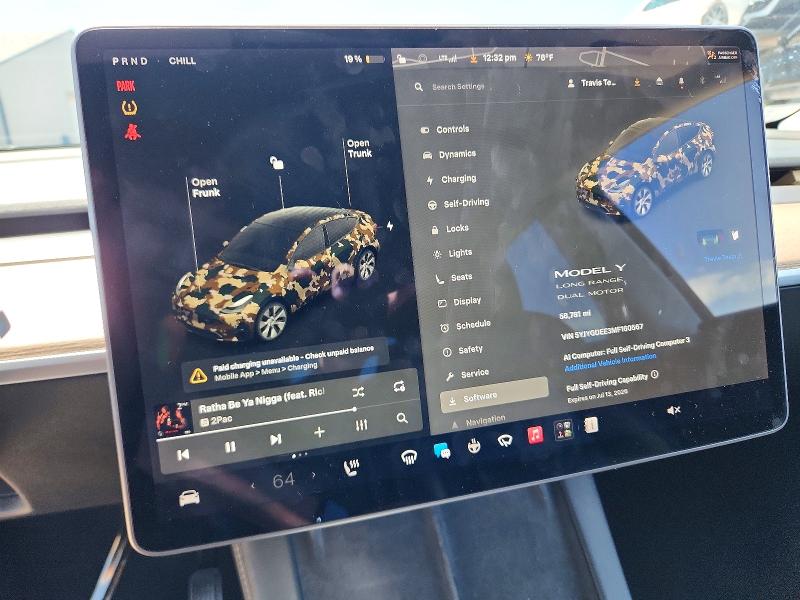 Продажа на аукционе авто 2021 Tesla Model Y, vin: 5YJYGDEE3MF160567, номер лота: 58090596