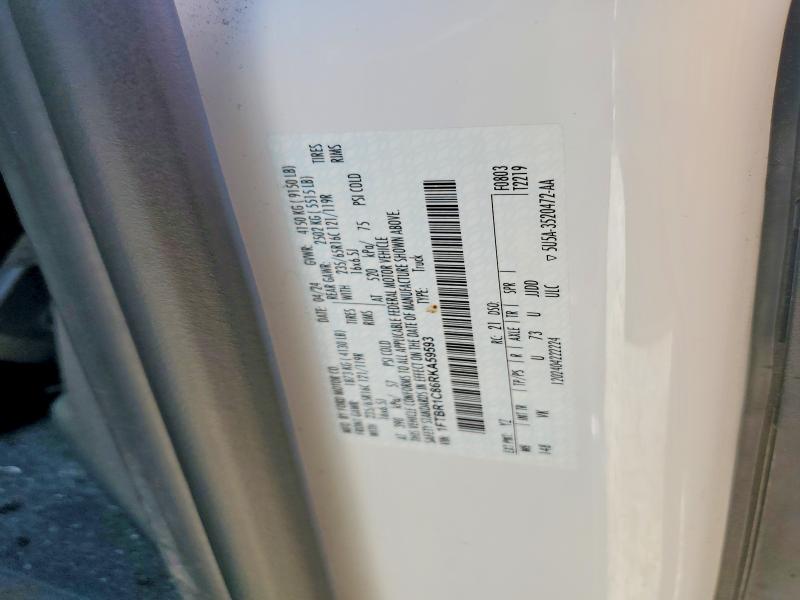 Aukcja sprzedaży 2024 Ford Transit, vin: 1FTBR1C86RKA59593, numer aukcji: 58911356