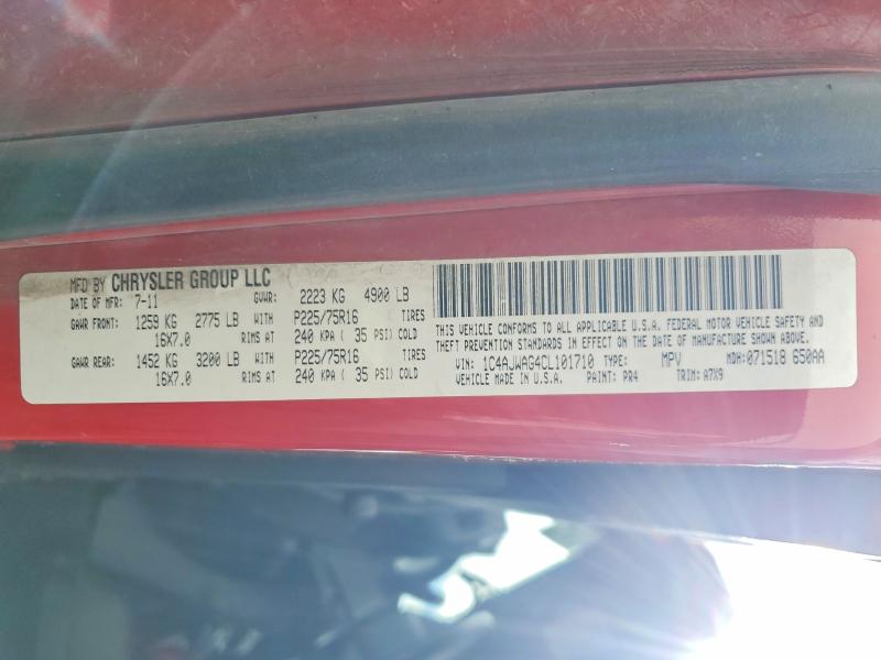 Продаж на аукціоні авто 2012 Jeep Wrangler, vin: 1C4AJWAG4CL101710, номер лоту: 55426196