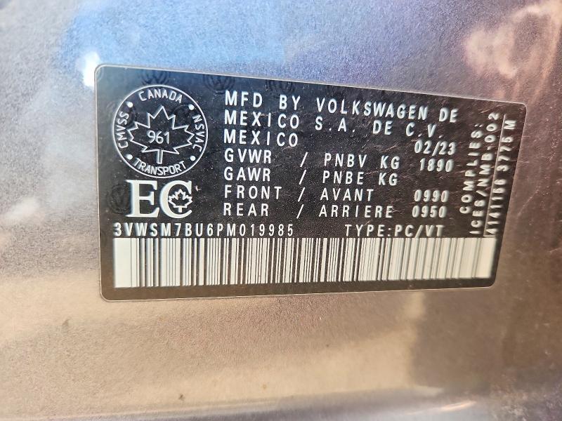 Продажа на аукционе авто 2023 Volkswagen Jetta, vin: 3VWSM7BU6PM019985, номер лота: 54657246