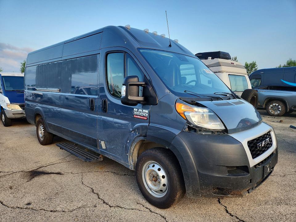 2021 Ram Promaster 3500 მანქანა იყიდება აუქციონზე, vin: 3C6MRVJG6ME535211, აუქციონის ნომერი: 56959736