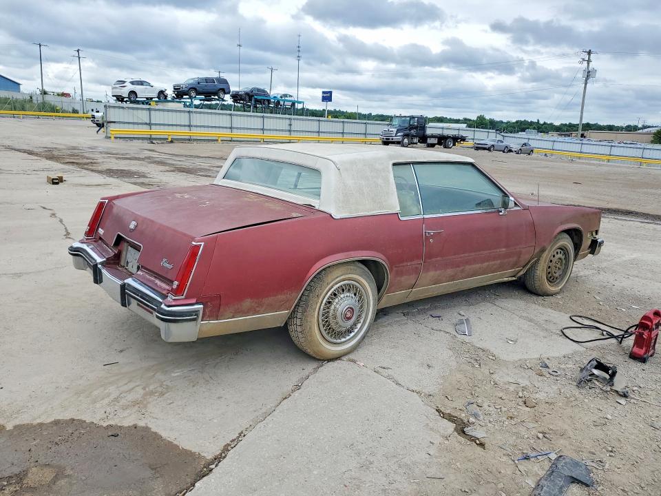 56779766 :رقم المزاد ، 1G6AL5789EE667604 vin ، 1984 Cadillac Eldorado مزاد بيع