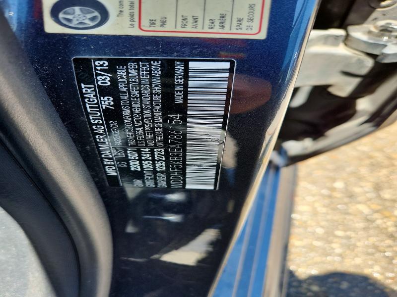 Aukcja sprzedaży 2014 Mercedes-benz E, vin: WDDHF5KB3EA786154, numer aukcji: 55648176