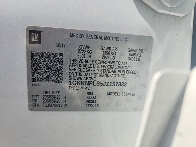 Продажа на аукционе авто 2018 Gmc Acadia, vin: 1GKKNPLS5JZ157833, номер лота: 85772615