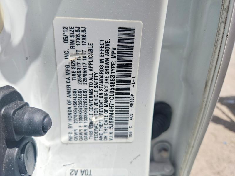 Aukcja sprzedaży 2012 Honda Cr-v, vin: 5J6RM4H71CL054683, numer aukcji: 57241976