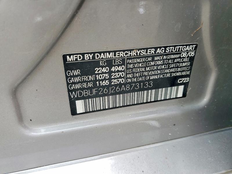 Продажа на аукционе авто 2006 Mercedes-benz E, vin: WDBUF26J26A873133, номер лота: 56484666
