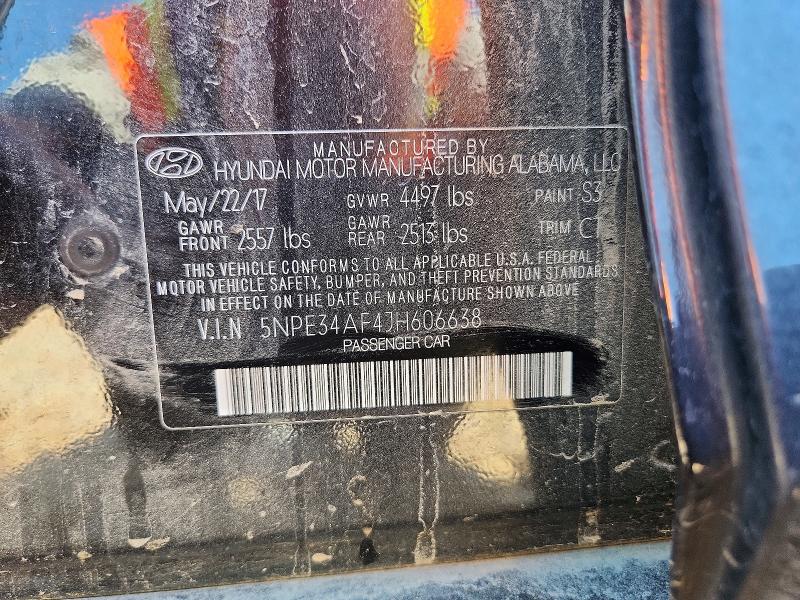 Aukcja sprzedaży 2018 Hyundai Sonata, vin: 5NPE34AF4JH606638, numer aukcji: 56120636