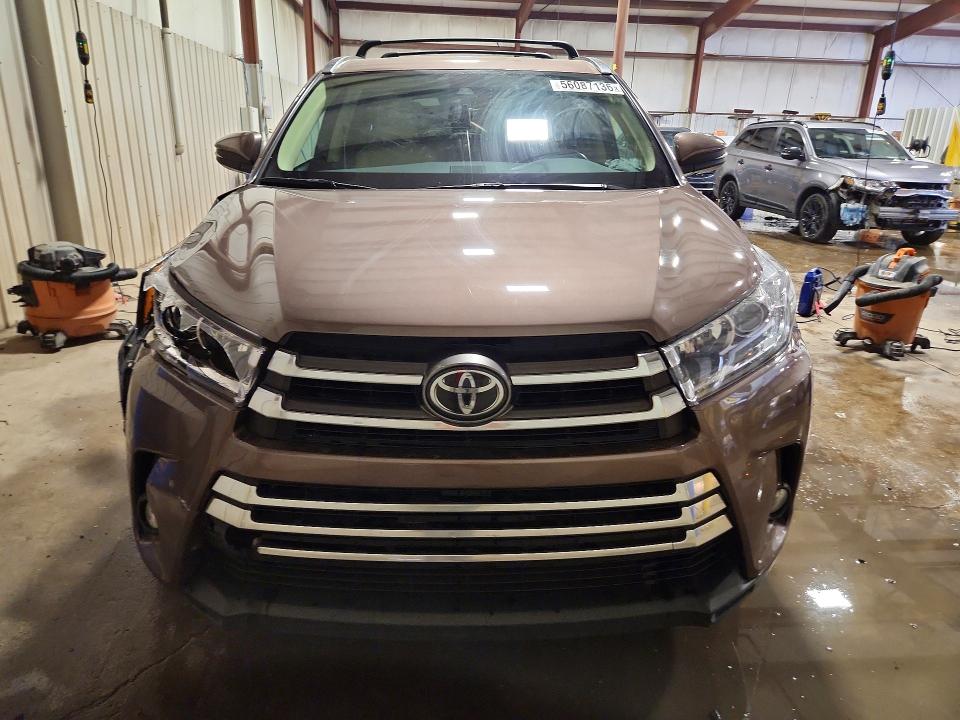 Aukcja sprzedaży 2017 Toyota Highlander, vin: 5TDDZRFH2HS436950, numer aukcji: 56087136