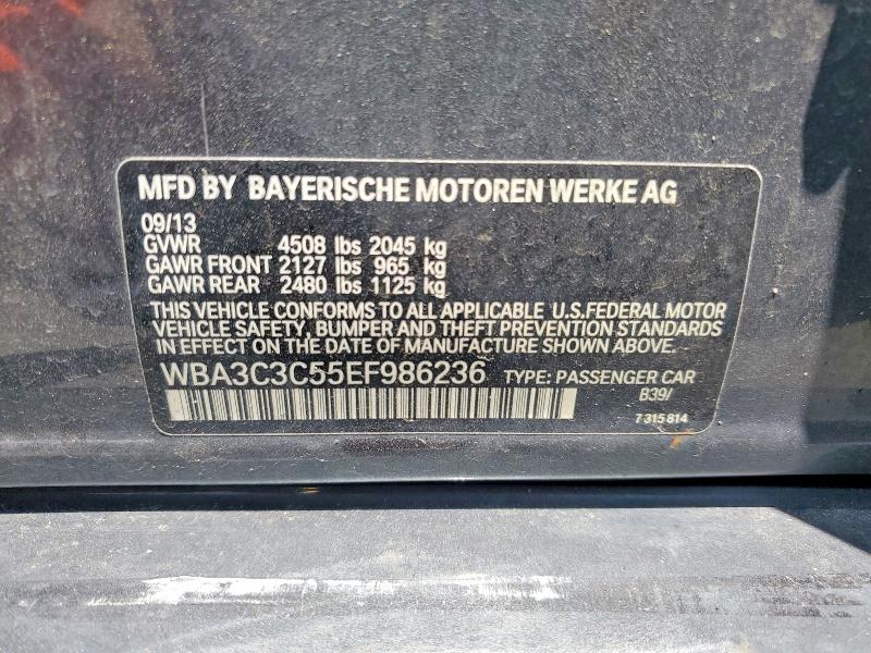Продажа на аукционе авто 2014 Bmw 320, vin: WBA3C3C55EF986236, номер лота: 57364546