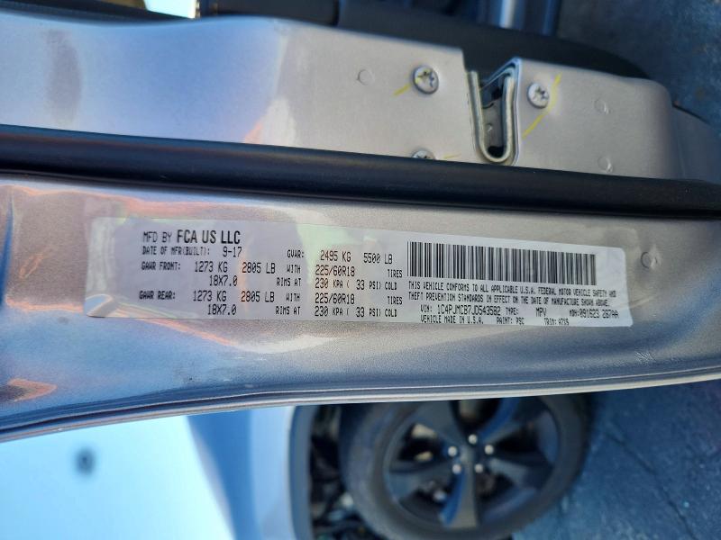 Продаж на аукціоні авто 2018 Jeep Cherokee, vin: 1C4PJMCB7JD543582, номер лоту: 58577456