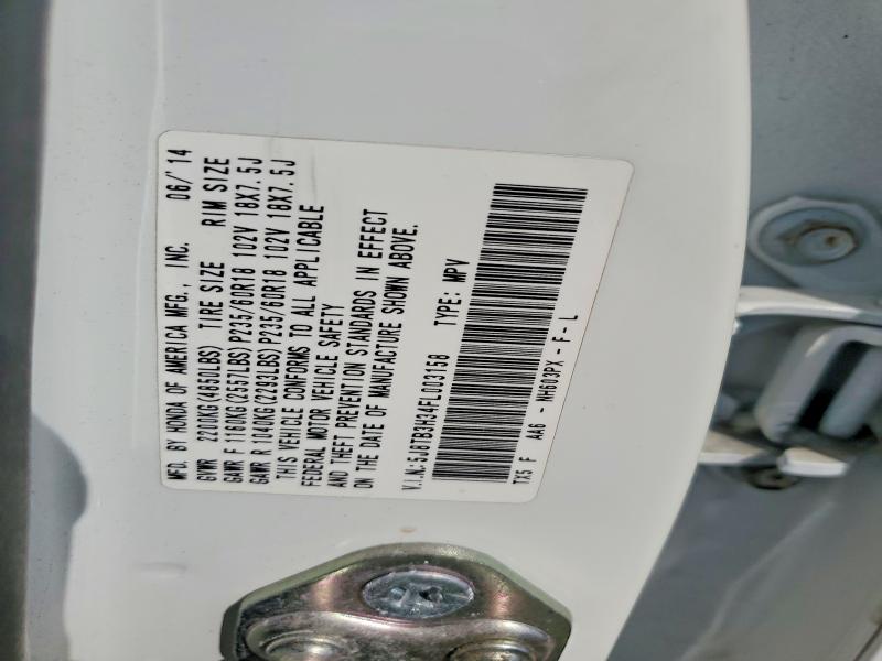 Aukcja sprzedaży 2015 Acura Rdx, vin: 5J8TB3H34FL003158, numer aukcji: 58557676
