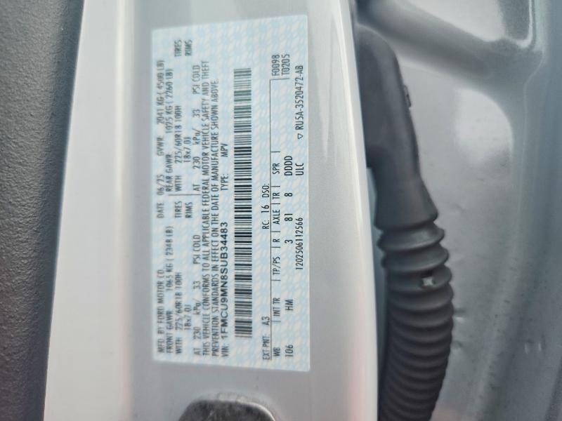 Продажа на аукционе авто 2025 Ford Escape, vin: 1FMCU9MN8SUB34483, номер лота: 56305046