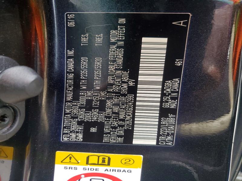 Продаж на аукціоні авто 2016 Lexus Rx 350, vin: 2T2BZMCAXGC042990, номер лоту: 58191356