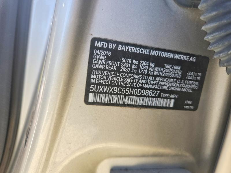 Aukcja sprzedaży 2017 Bmw X3, vin: 5UXWX9C55H0D98627, numer aukcji: 57830486