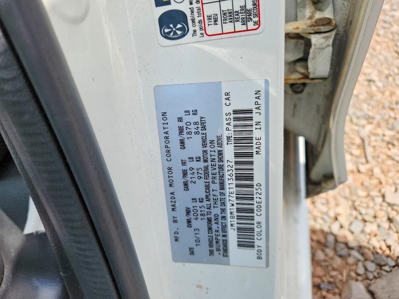 Продажа на аукционе авто 2014 Mazda 3, vin: JM1BM1W77E1136327, номер лота: 58032416