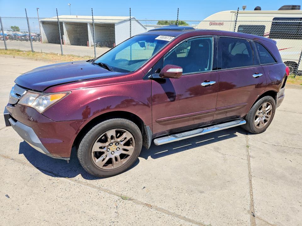 Auction sale of the 2008 Acura Mdx, vin: 2HNYD28378H532316, lot number: 58656376
