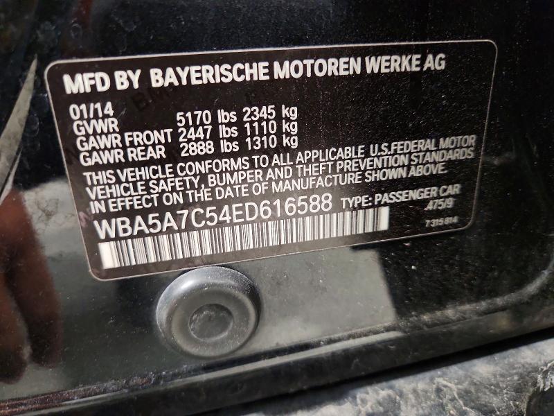 Aukcja sprzedaży 2014 Bmw 528, vin: WBA5A7C54ED616588, numer aukcji: 57481656