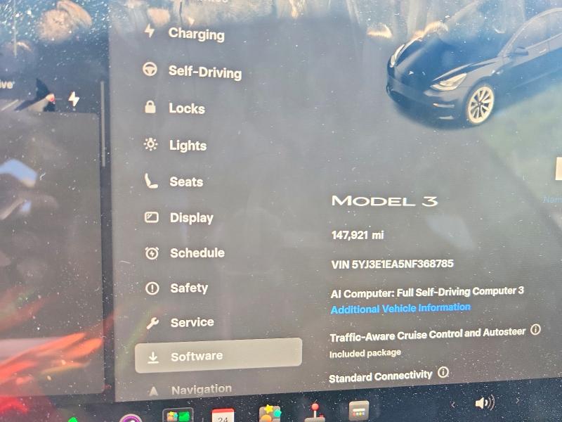 Продаж на аукціоні авто 2022 Tesla Model 3, vin: 5YJ3E1EA5NF368785, номер лоту: 58725376