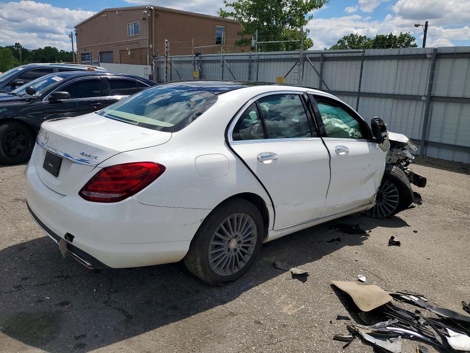 57294556 :رقم المزاد ، 55SWF4KB7FU041409 vin ، 2015 Mercedes-benz C مزاد بيع