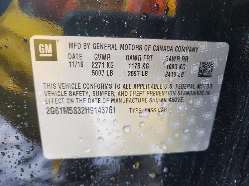 Продажа на аукционе авто 2017 Cadillac Xts, vin: 2G61M5S32H9143761, номер лота: 57940436