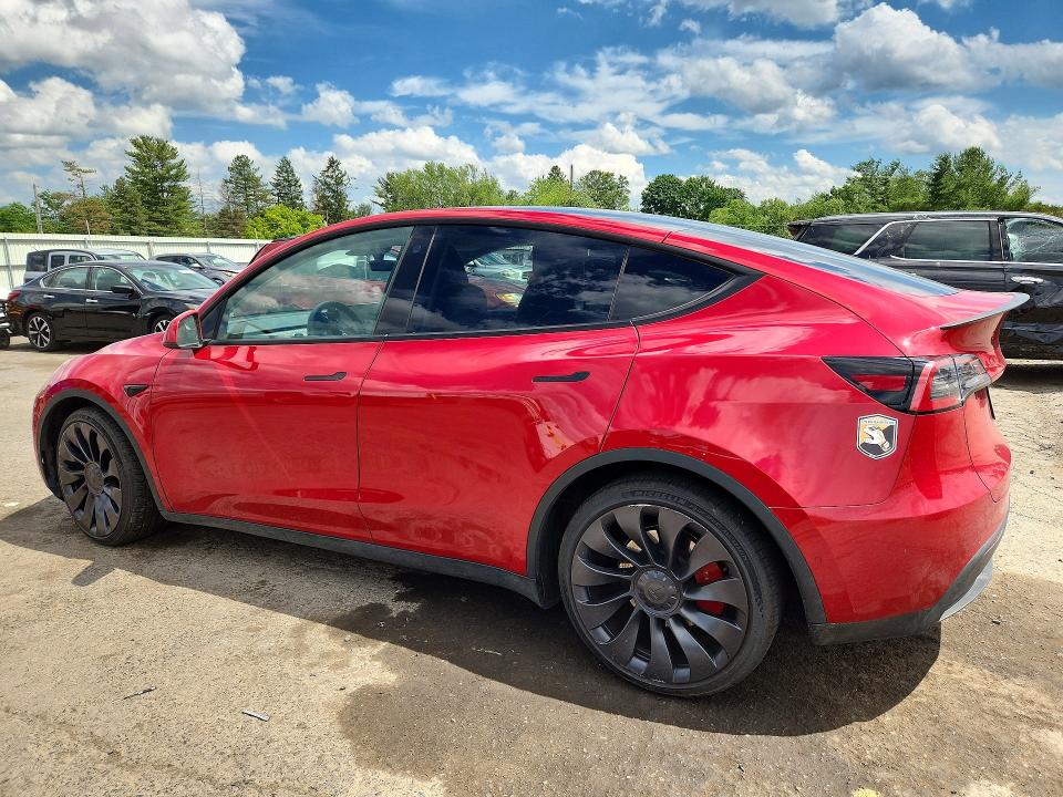 2022 Tesla Model Y მანქანა იყიდება აუქციონზე, vin: 7SAYGDEF3NF549609, აუქციონის ნომერი: 57999286