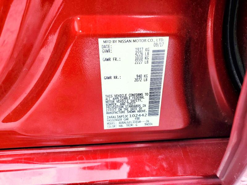 Продаж на аукціоні авто 2018 Nissan Altima, vin: 1N4AL3AP5JC102442, номер лоту: 59289496