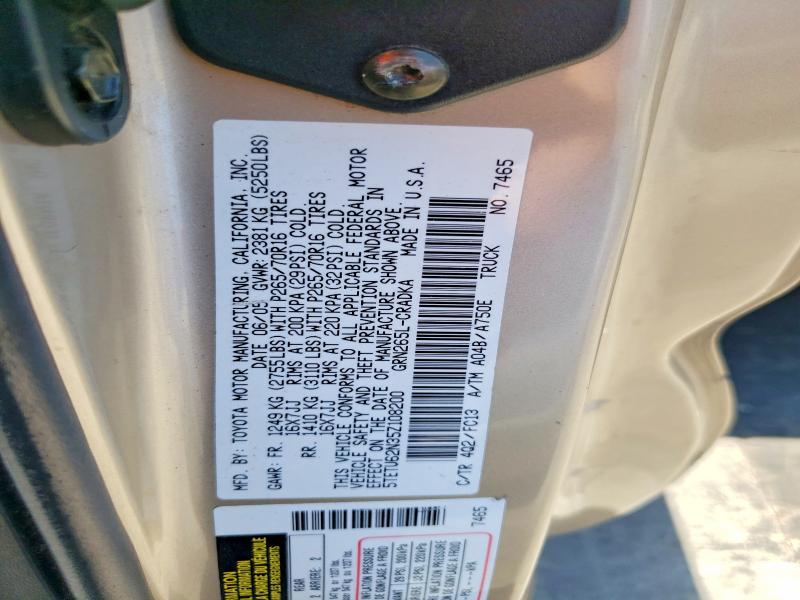 58756816 :رقم المزاد ، 5TETU62N35Z108200 vin ، 2005 Toyota Tacoma مزاد بيع
