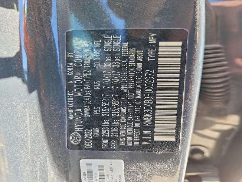 Aukcja sprzedaży 2023 Hyundai Kona, vin: KM8K3CAB3PU002972, numer aukcji: 55846526