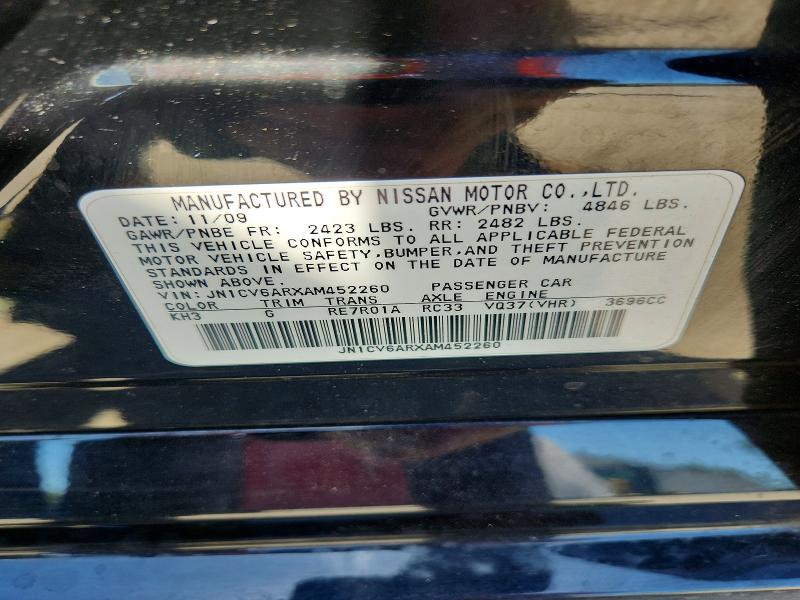 Продаж на аукціоні авто 2010 Infiniti G37 Sedan, vin: JN1CV6ARXAM452260, номер лоту: 56175976