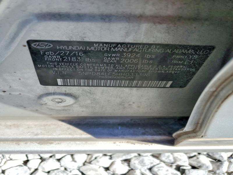 Продажа на аукционе авто 2017 Hyundai Elantra, vin: 5NPD84LF5HH033396, номер лота: 55782986