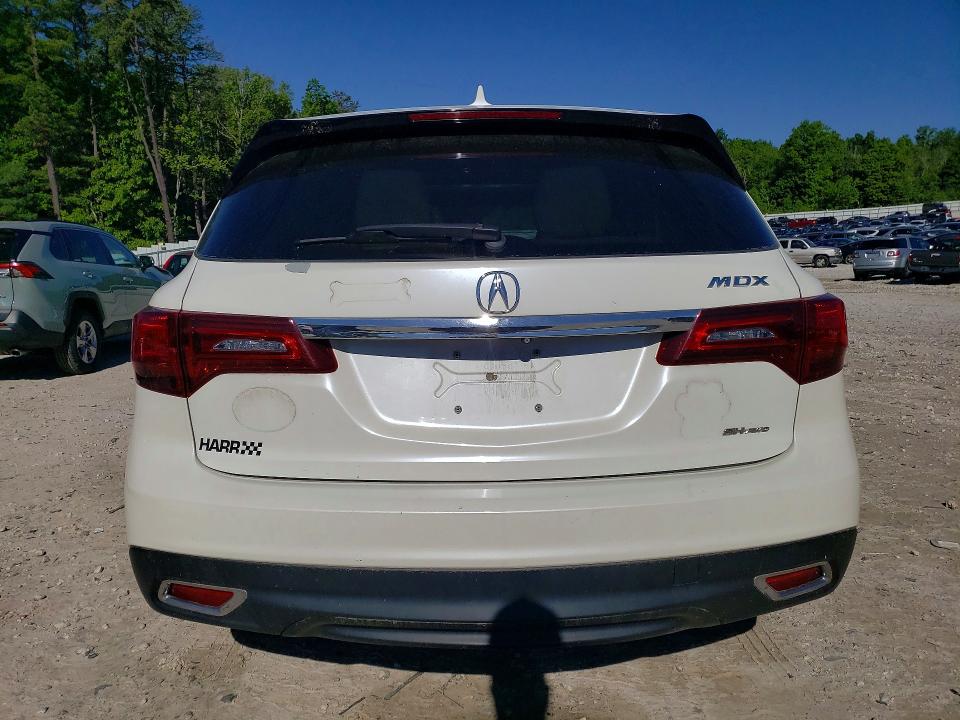 2016 Acura Mdx მანქანა იყიდება აუქციონზე, vin: 5FRYD4H24GB026471, აუქციონის ნომერი: 55744346