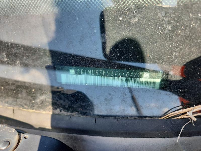 2011 Chevrolet Impala მანქანა იყიდება აუქციონზე, vin: 2G1WG5EK5B1116422, აუქციონის ნომერი: 54196116