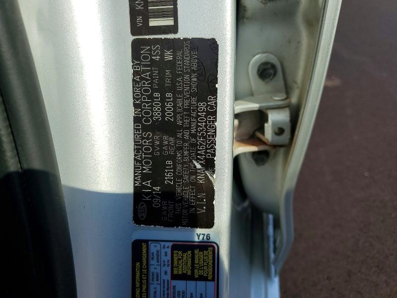 Продаж на аукціоні авто 2015 Kia Forte, vin: KNAFX4A62F5340498, номер лоту: 58804366