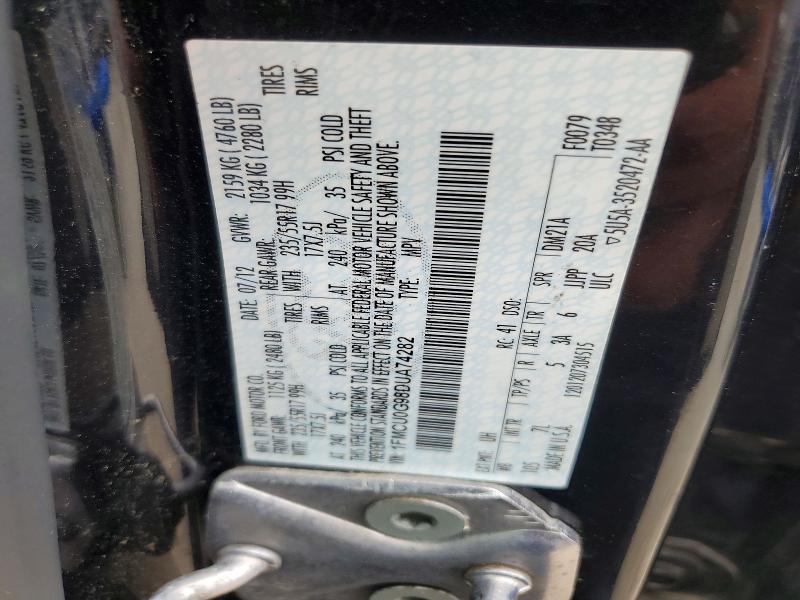 Aukcja sprzedaży 2013 Ford Escape, vin: 1FMCU0G98DUA74282, numer aukcji: 56531526