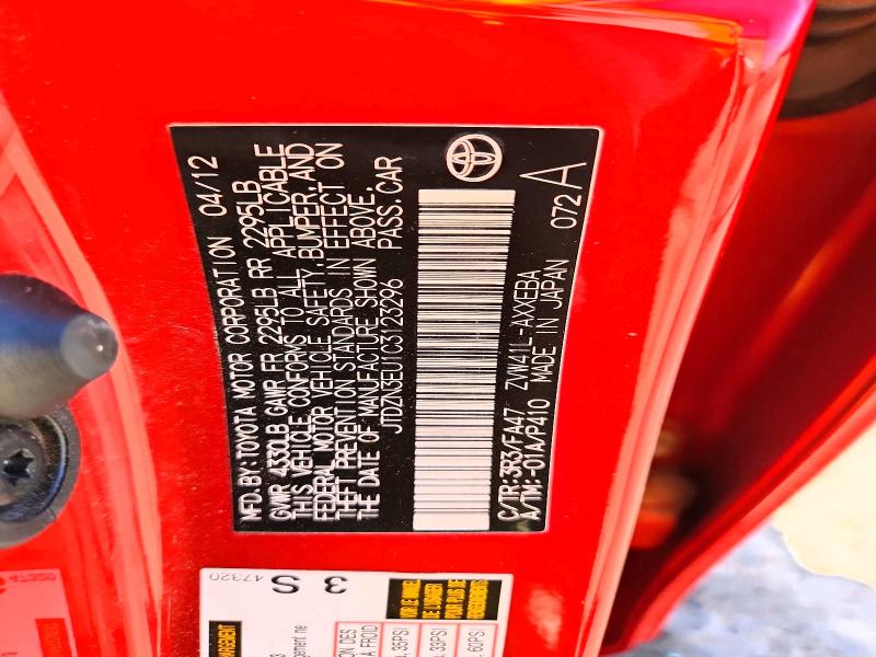 56362066 :رقم المزاد ، JTDZN3EU1C3123296 vin ، 2012 Toyota Prius V مزاد بيع