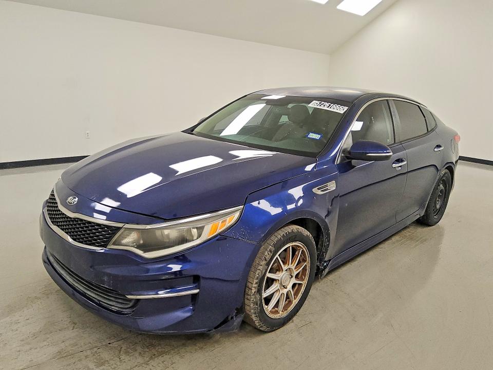 Auction sale of the 2016 Kia Optima, vin: 5XXGT4L3XGG076837, lot number: 57261666