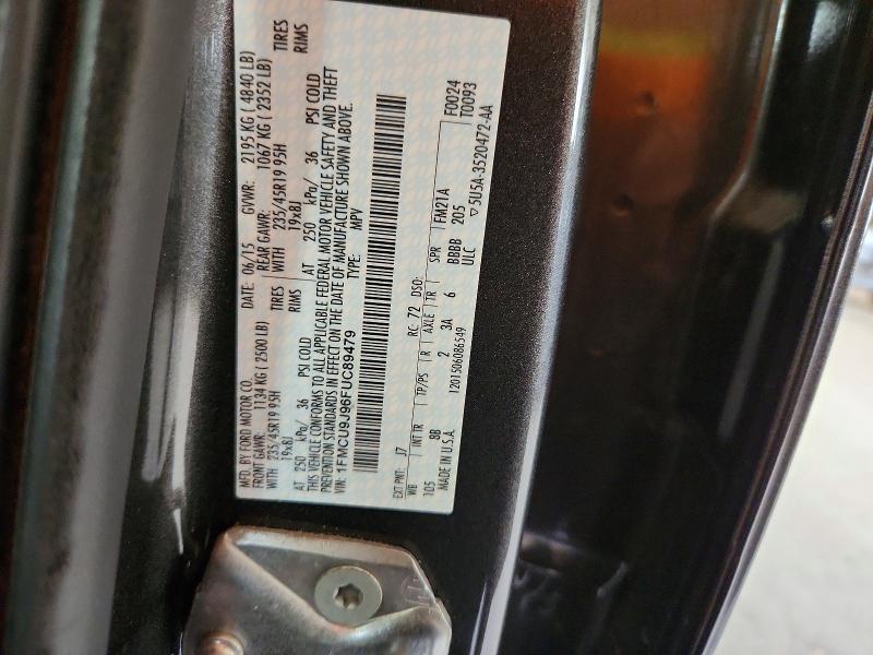 56490506 :رقم المزاد ، 1FMCU9J96FUC89479 vin ، 2015 Ford Escape مزاد بيع