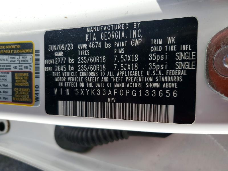 Продажа на аукционе авто 2023 Kia Sportage, vin: 5XYK33AF0PG133656, номер лота: 55500506