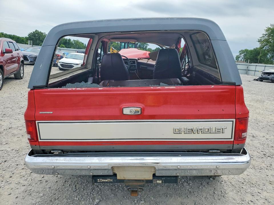 1987 Chevrolet Blazer მანქანა იყიდება აუქციონზე, vin: 1GNEV18C1HF145186, აუქციონის ნომერი: 58412876