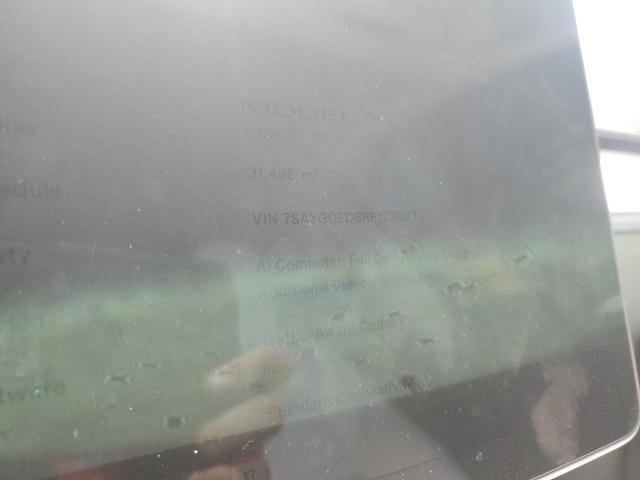55854156 :رقم المزاد ، 7SAYGDED8RF123807 vin ، 2024 Tesla Model Y مزاد بيع