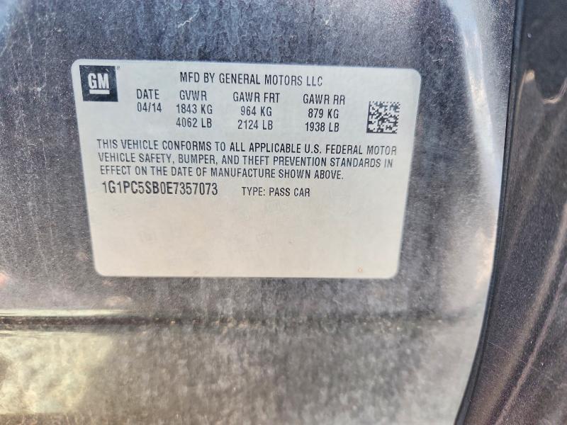 Продаж на аукціоні авто 2014 Chevrolet Cruze, vin: 1G1PC5SB0E7357073, номер лоту: 57720116