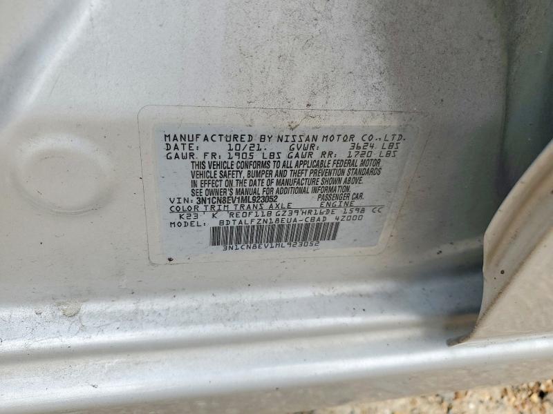 Продажа на аукционе авто 2021 Nissan Versa, vin: 3N1CN8EV1ML923052, номер лота: 55614896