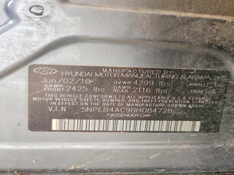 Aukcja sprzedaży 2011 Hyundai Sonata, vin: 5NPEB4AC9BH084728, numer aukcji: 58470216