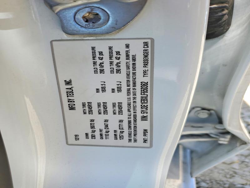 Aukcja sprzedaży 2020 Tesla Model 3, vin: 5YJ3E1EBXLF650362, numer aukcji: 58328096