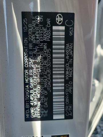Aukcja sprzedaży 2026 Toyota Prius, vin: JTDACAAU8T3070075, numer aukcji: 57648596