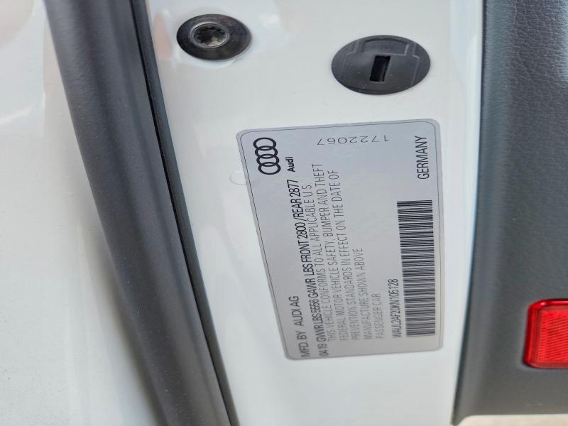 Aukcja sprzedaży 2019 Audi A6, vin: WAUL2AF20KN105128, numer aukcji: 58036336